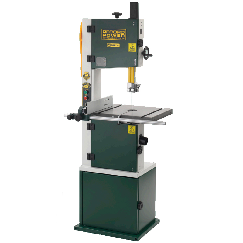 Record Power SABRE 300 lintzaagmachine incl. onderstel