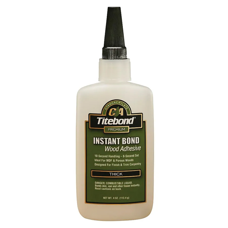 Titebond instant bond wood adhesive thick 59 ml - sneldrogend