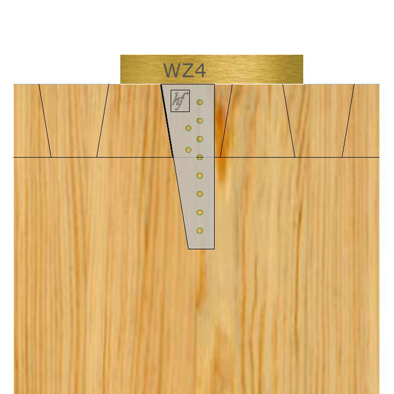 Feyzian zwaluwstaarthaak WZ4 50 mm