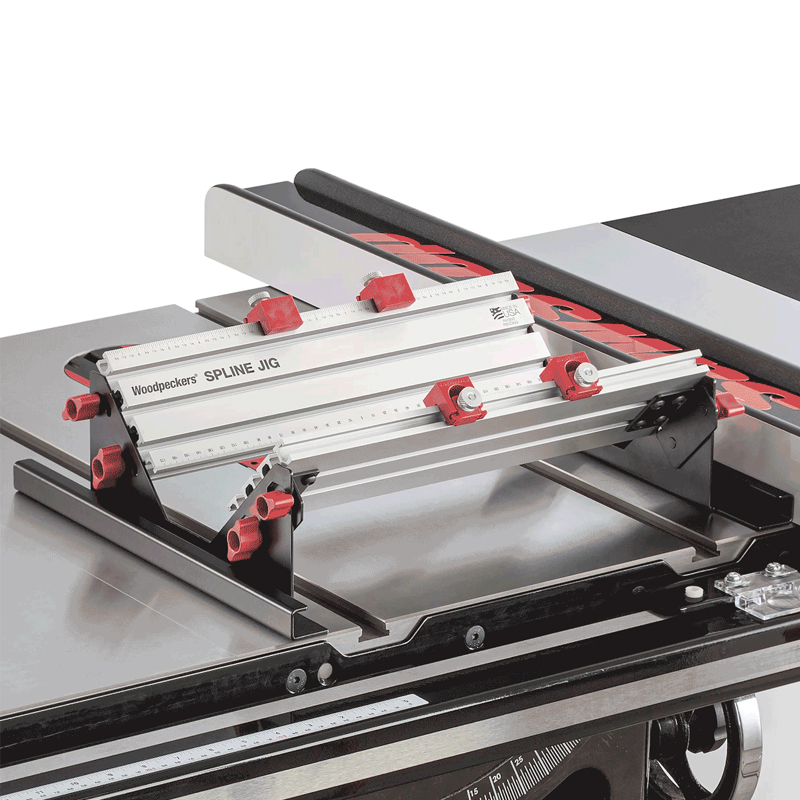 Woodpeckers Spline Jig voor frees- en cirkelzaagtafel