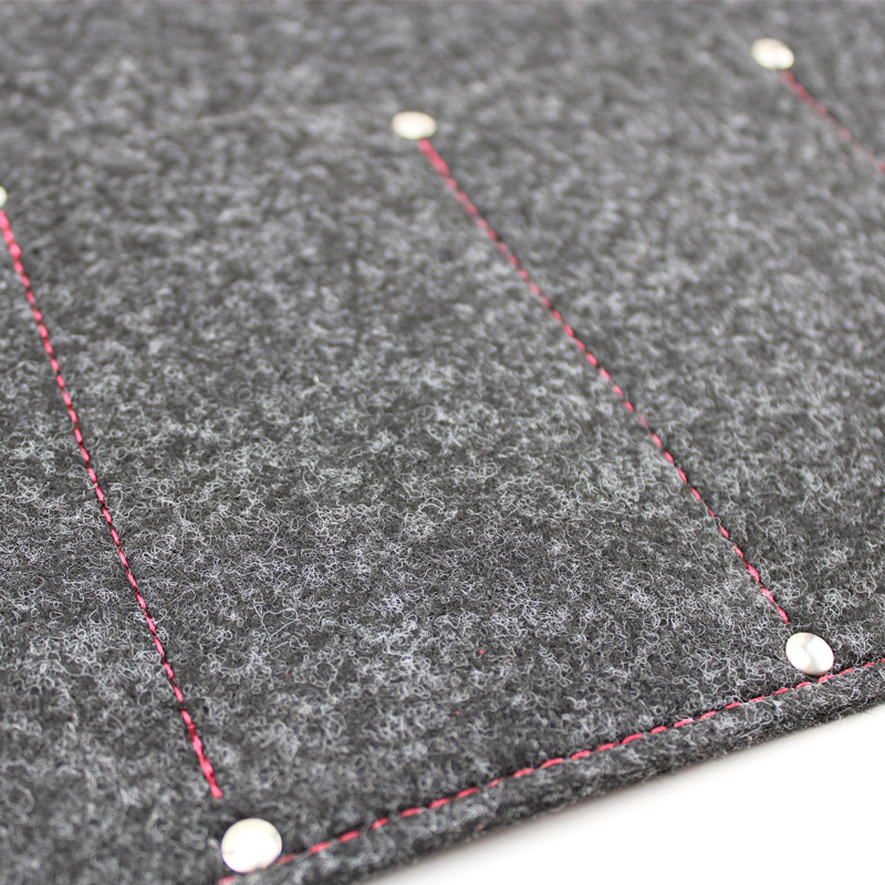 Peaktool gerecycled PET-vilt foudraal 8-vaks voor steekbeitels