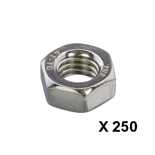 Zeskantmoer RVS-A2 DIN934 M4