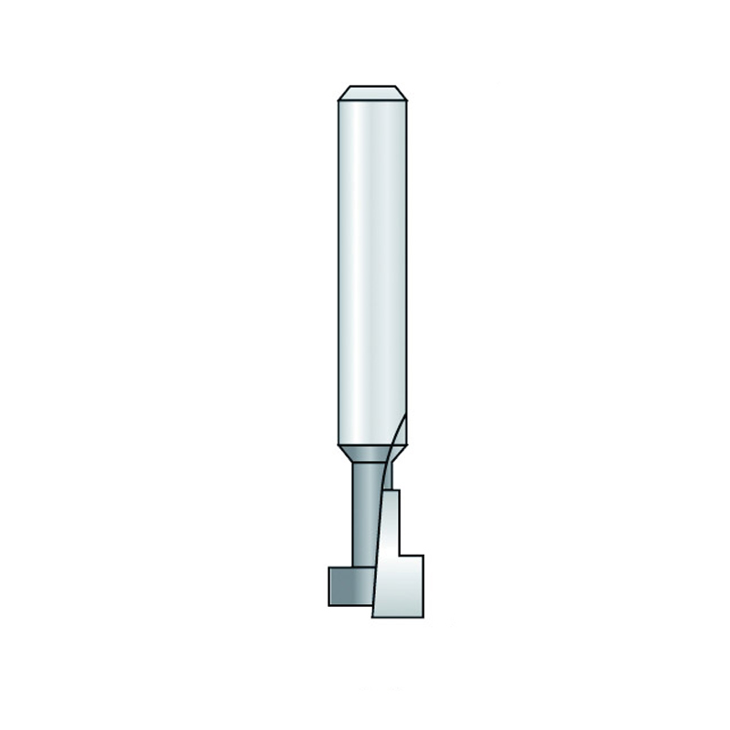 Hm 150-8 sleutelgat profielfrees Ø 9,5 x 5 mm (schacht 8 mm)
