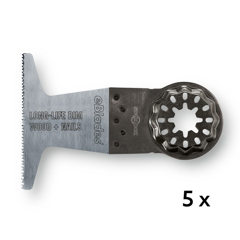 Fein eBlades Long-Life zaagblad 65 x 50 mm Starlock, 5 stuks