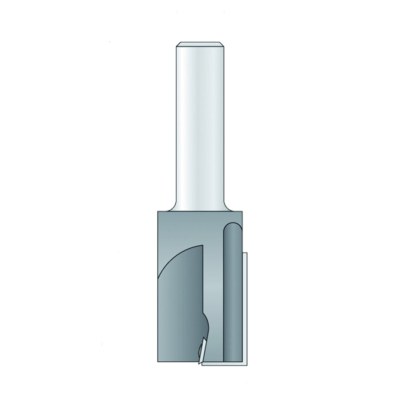 Hm 461-12 groeffrees Ø 25 x 30 mm met wisselmessen (schacht 12 mm)