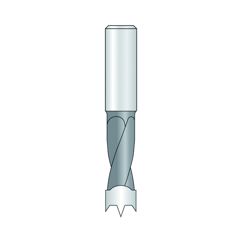 Hm drevelboor Ø 8 x 43 mm - laatste voorraad