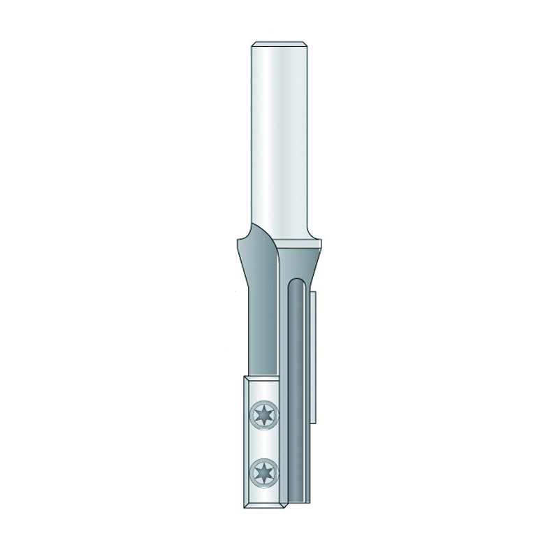Hm 437-12 groeffrees Ø 20 x 50 mm met wisselmessen (schacht 12 mm)