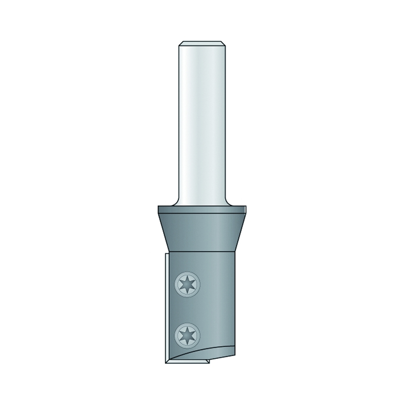 Hm 455-12 groeffrees Ø 18 x 30 mm met wisselmes (schacht 12 mm)
