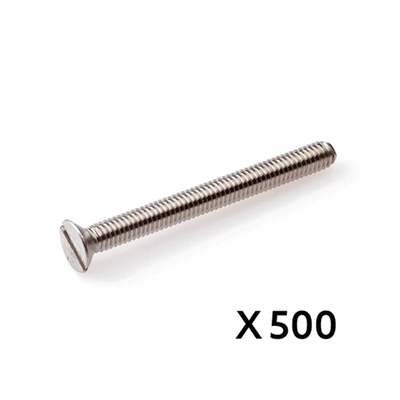 Metaalschroef RVS-A2 platkop plat DIN963 M3 x 25 mm