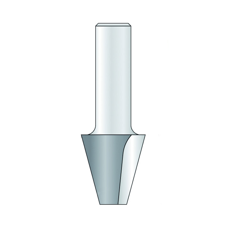 Hm 390-12 fasefrees voor corian Ø 24 x 25,3 mm (schacht 12 mm)