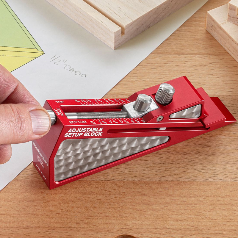 Woodpeckers Adjustable Setup Block metrisch