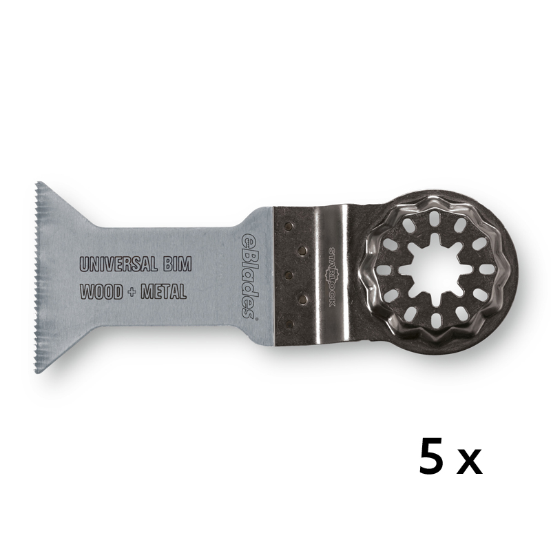 Fein eBlades BIM Universal zaagblad 44 x 55 mm Starlock, 5 stuks
