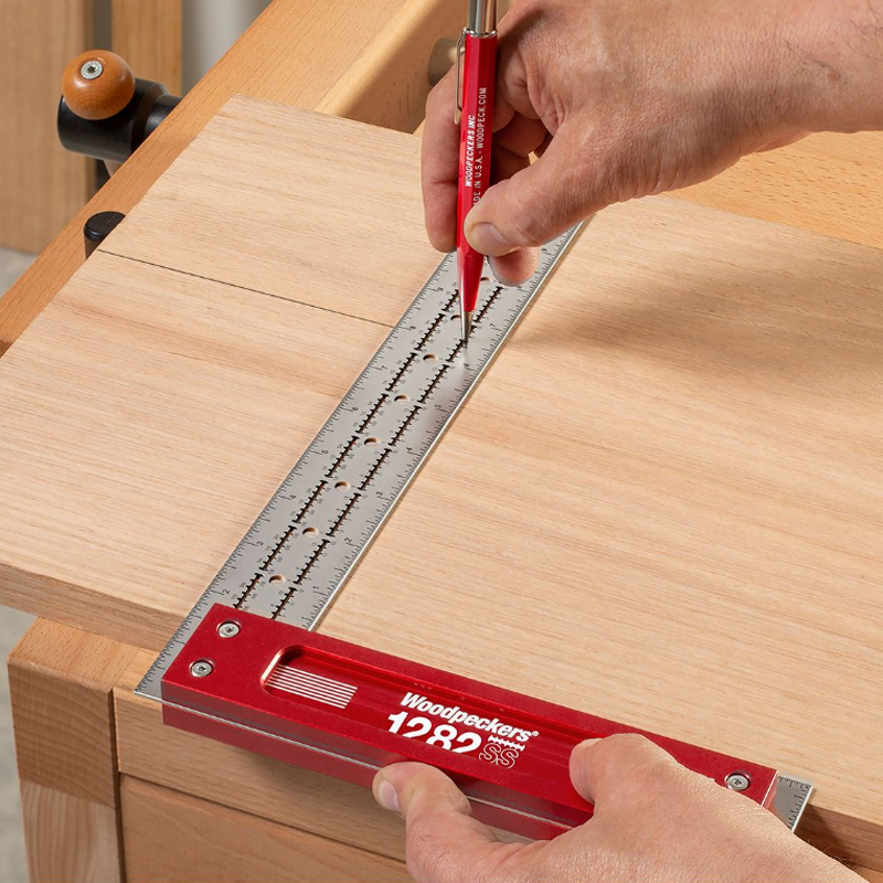 Woodpeckers rvs precisie blokhaak set, 150 en 300 mm