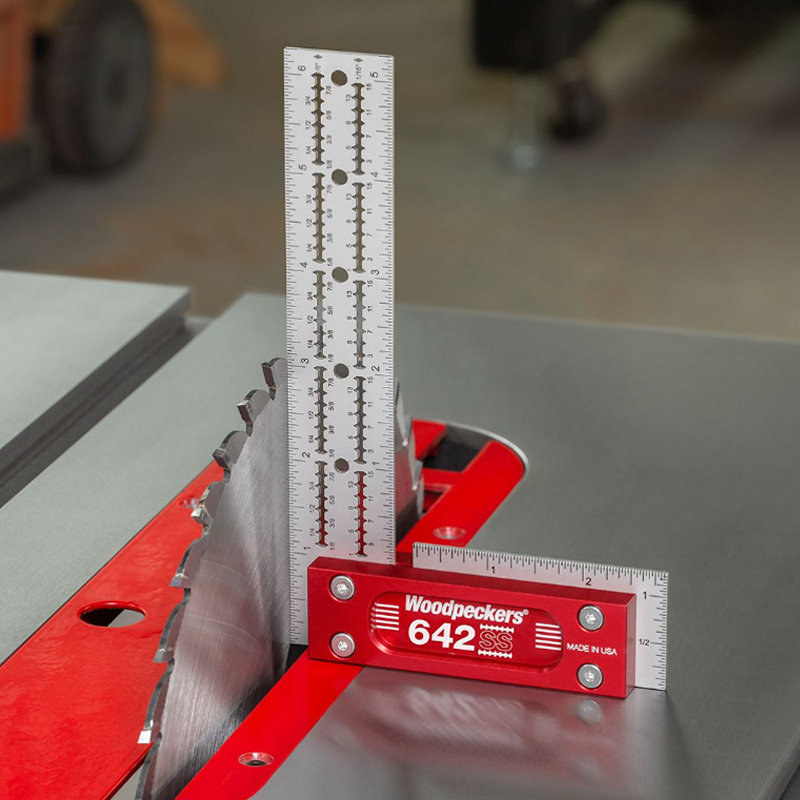 Woodpeckers rvs precisie blokhaak set, 150 en 300 mm