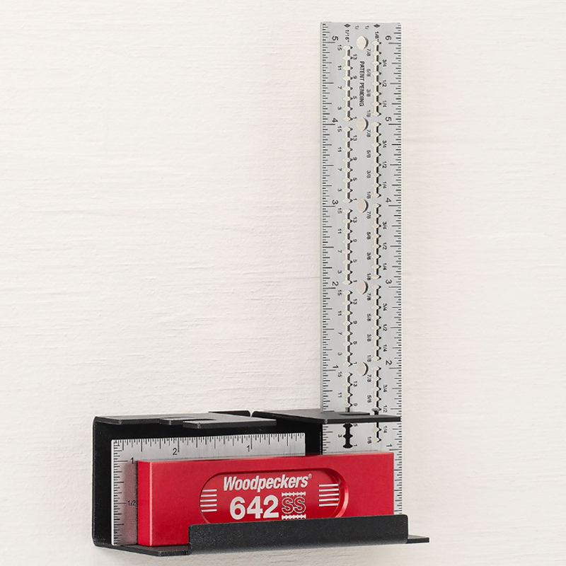 Woodpeckers rvs precisie blokhaak set, 150 en 300 mm