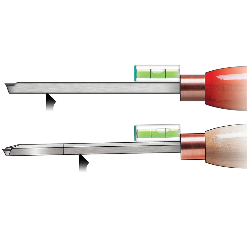 Easy Wood Tools houtdraaibeitel waterpas