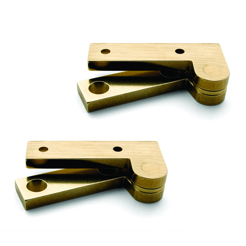 Brusso L-87 speunen 51 x 13 x 5 mm messing, 2 stuks