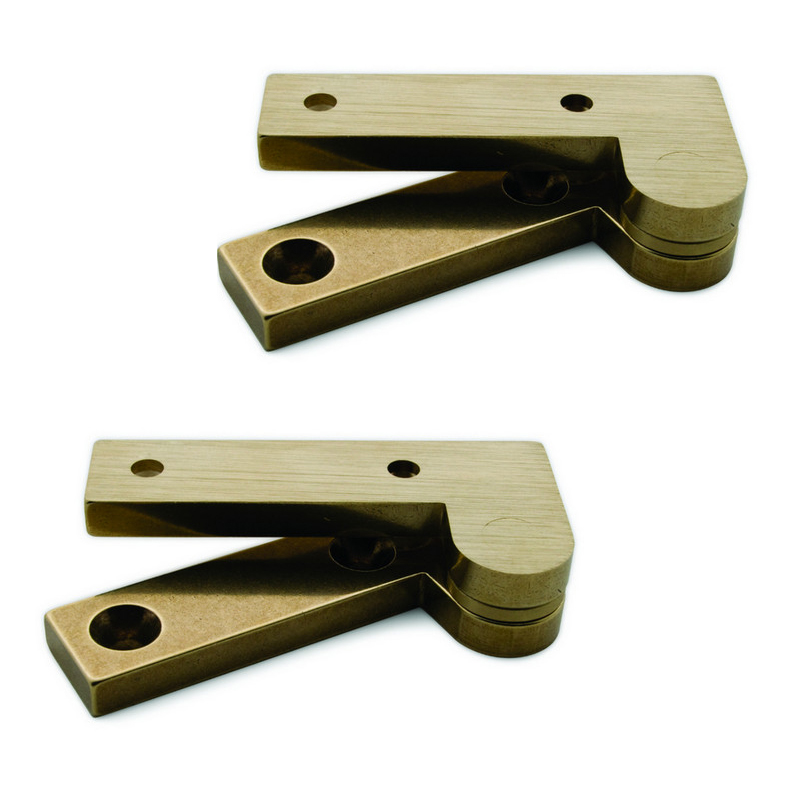 Brusso L-93 speunen 64 x 16 x 6 mm messing, 2 stuks