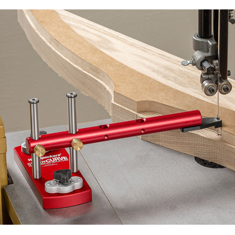 Woodpeckers SteadyCurve magnetic band saw template guide