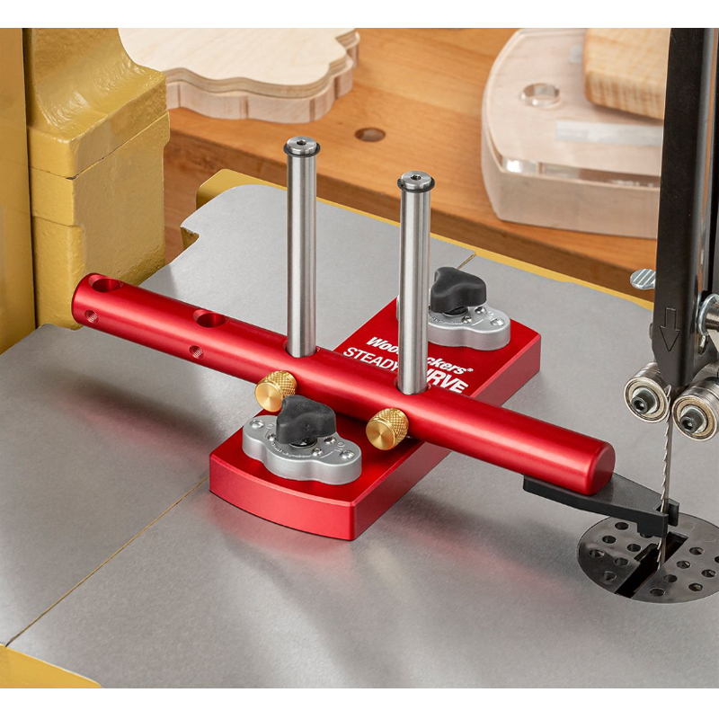 Woodpeckers SteadyCurve magnetic band saw template guide