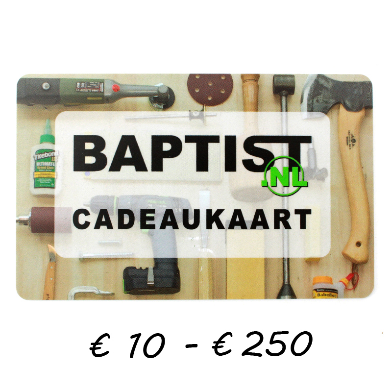 Baptist gift card 10 to 250 euro