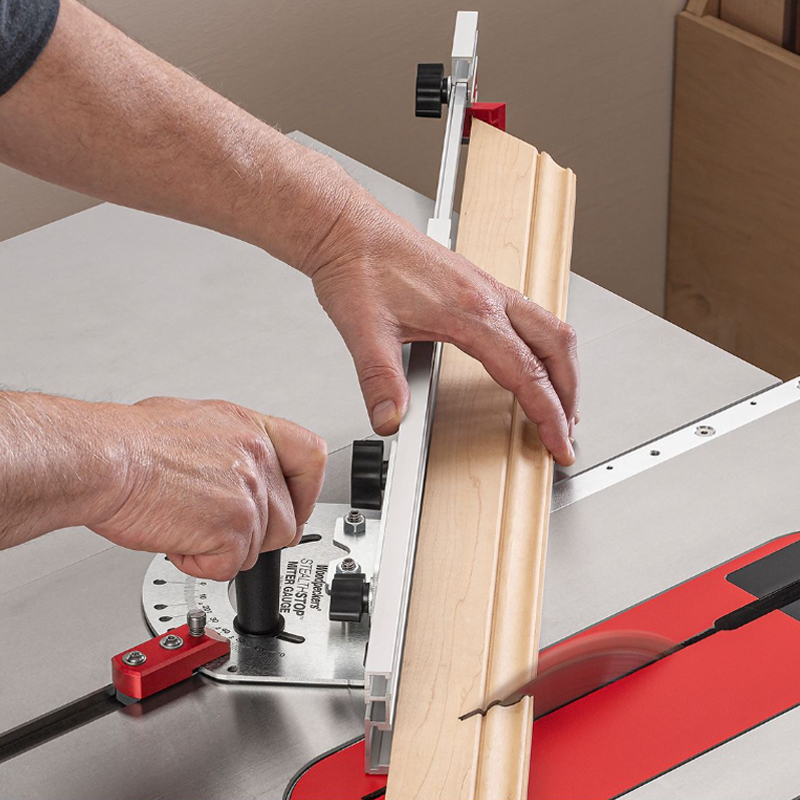 Woodpeckers verstekgeleider met parallelaanslag en stop