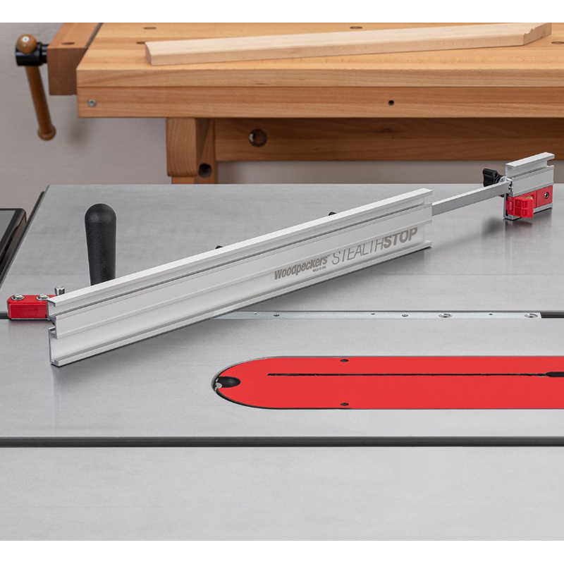 Woodpeckers verstekgeleider met parallelaanslag en stop