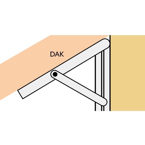 Shinwa Japanse aluminium hoekmeter 150 mm met blokkering