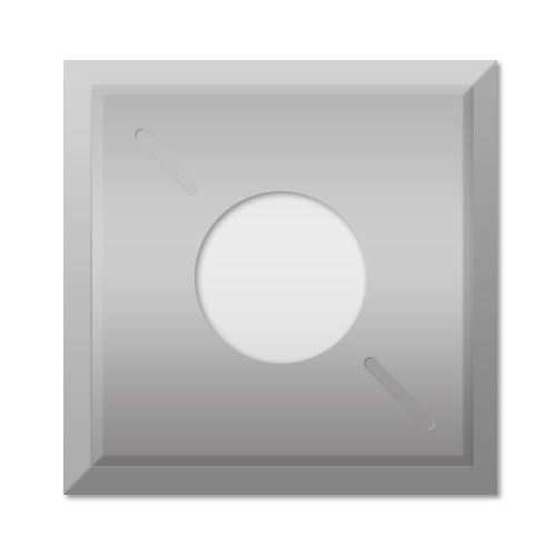 Hm wisselmes 10,5 x 10,5 mm voor frees met wisselmessen