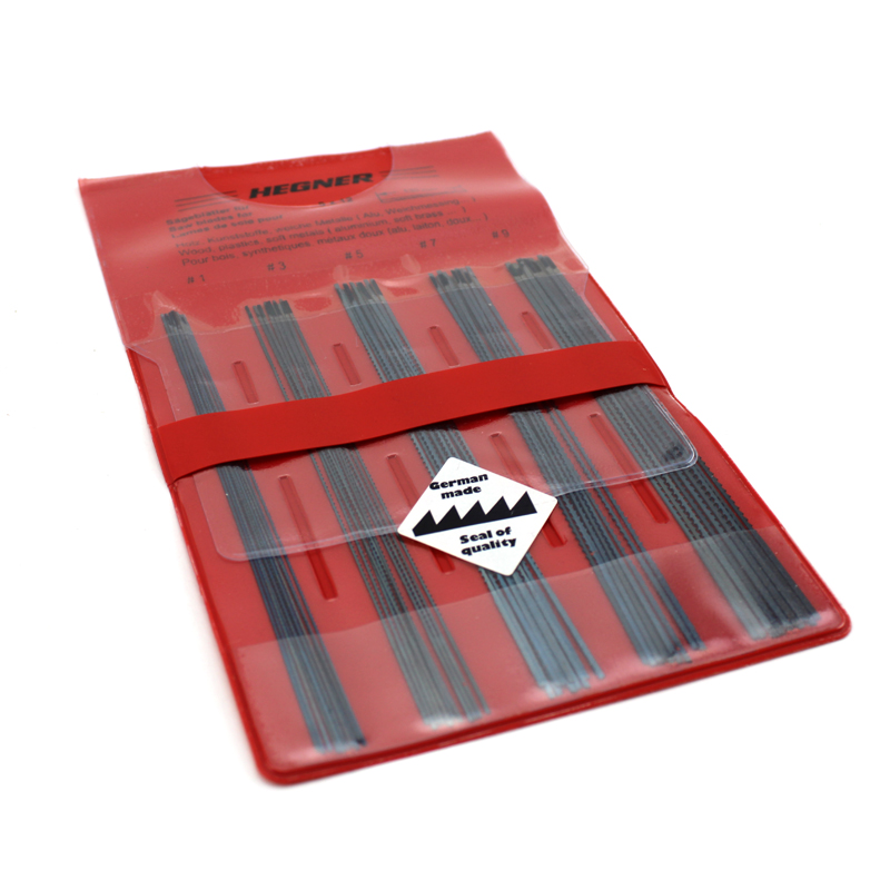 Hegner figuurzaagbladen assorti, 60 stuks