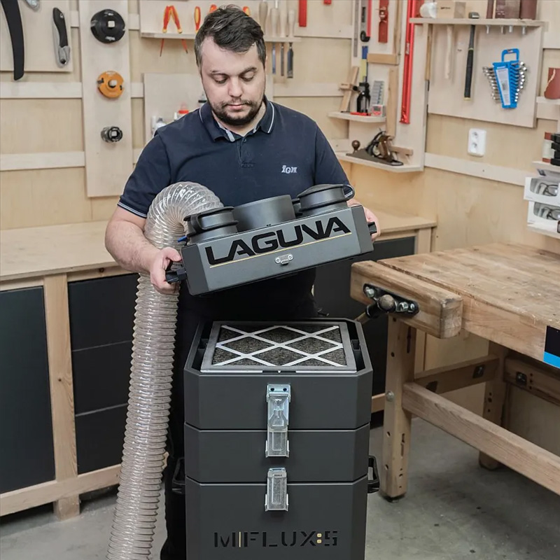 Laguna adapter box 4x 100 mm + 1x 150 mm voor de M Flux 5 mobiele luchtreiniger