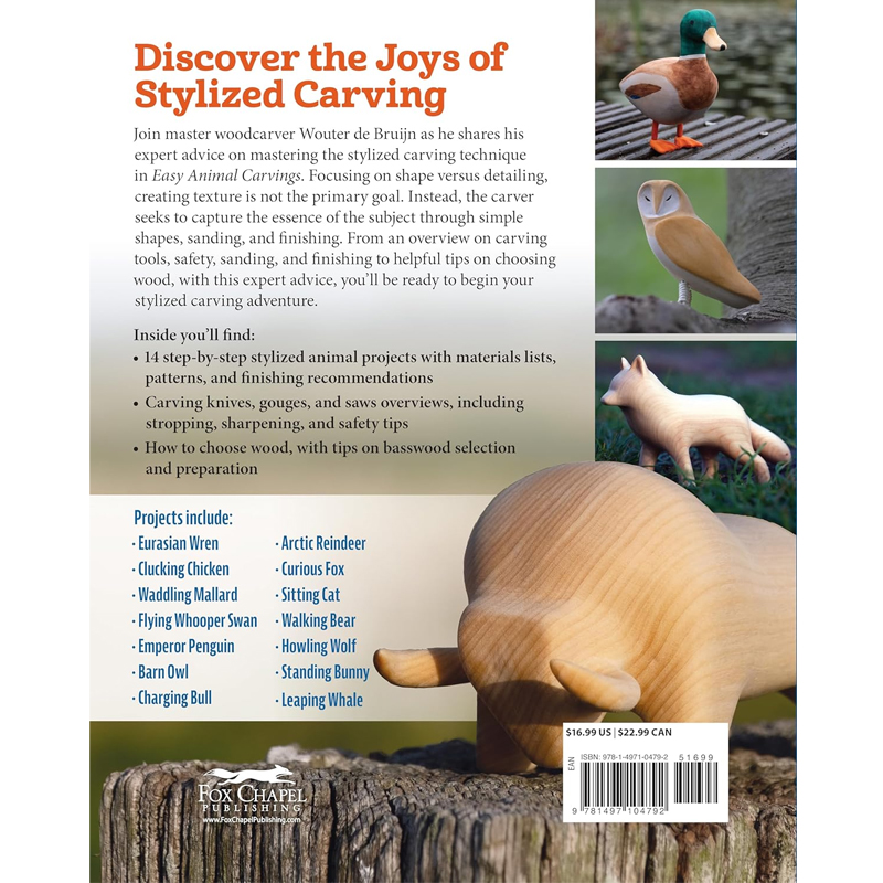 Easy Animal Carving - Wouter de Bruijn