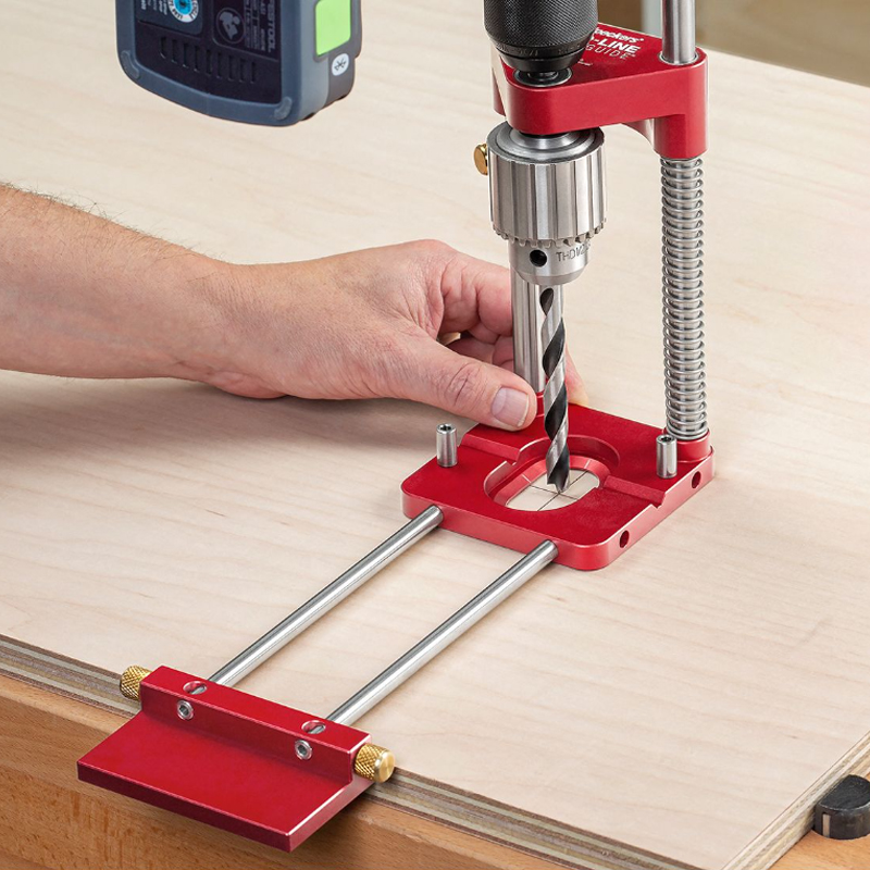 Woodpeckers Auto-Line Drill Guide - deluxe kit