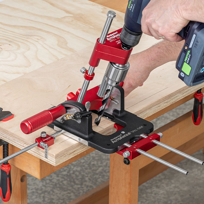 Woodpeckers Autoangle Drill Guide - deluxe kit