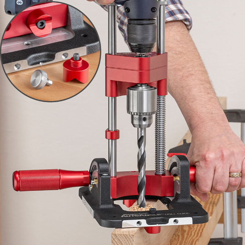 Woodpeckers Autoangle Drill Guide - deluxe kit