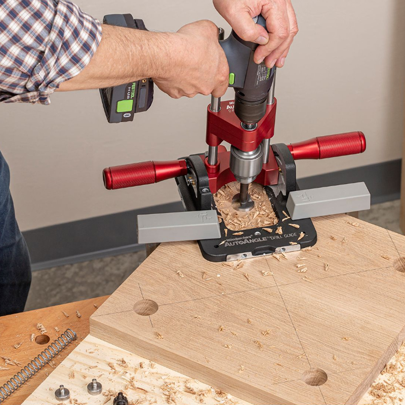 Woodpeckers Autoangle Drill Guide - deluxe kit