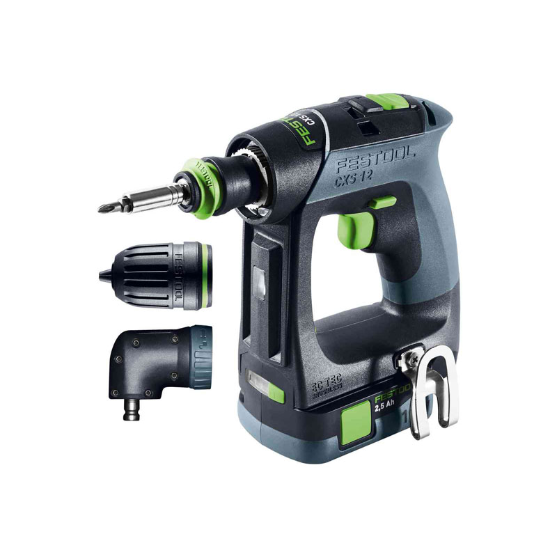 Festool CXS 12 2,5-Set accu schroefboormachine in systainer