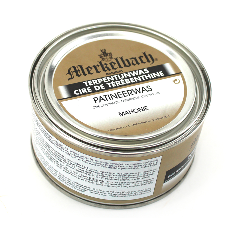 Merkelbach extra terpentijnwas Mahonie 375 ml