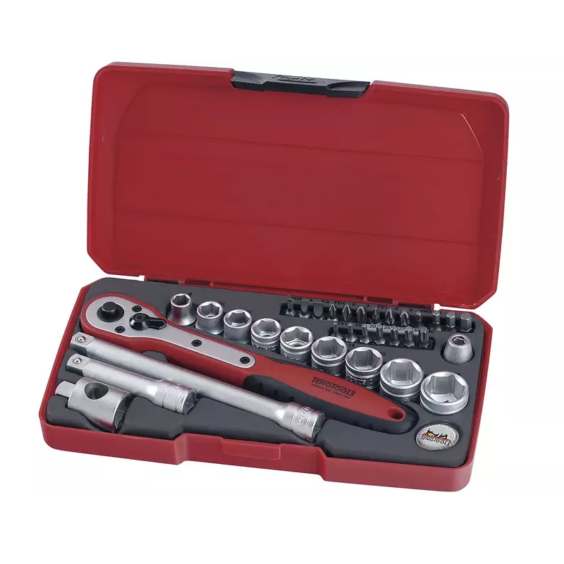 Tengtools doppen- en bitsset 34-delig