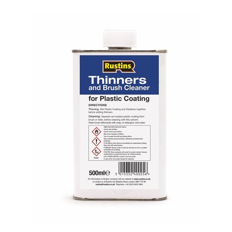 Rustins plastic coating thinners and brush cleaner 250 ml