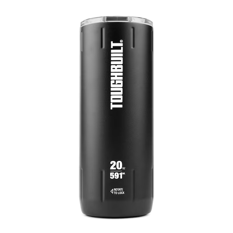 ToughBuilt StackTech bekerhouder met 591 ml thermosbeker