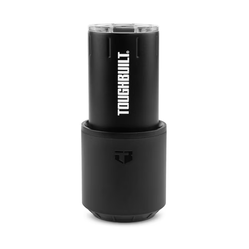 ToughBuilt StackTech bekerhouder met 591 ml thermosbeker