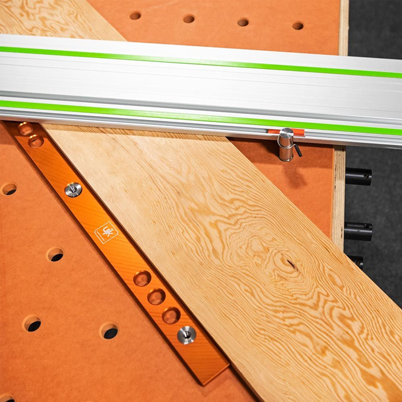 UJK Parf System geleideliniaal 600 mm met stop