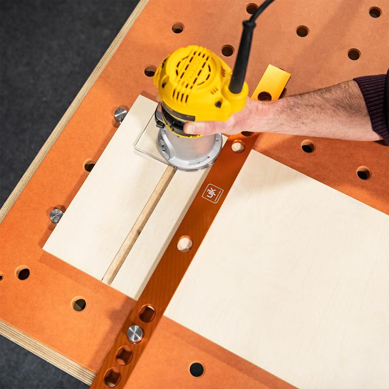 UJK Parf System geleideliniaal 600 mm met stop