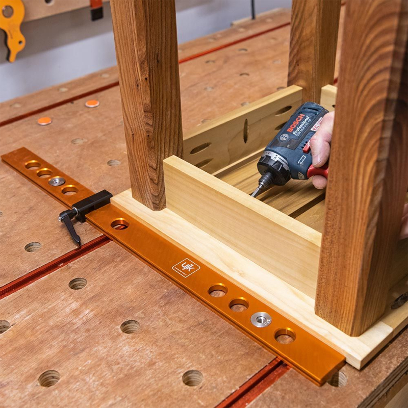 UJK Parf System geleideliniaal 600 mm met stop