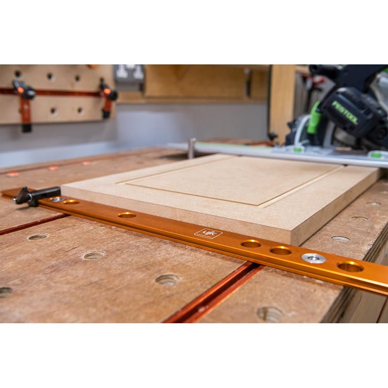 UJK Parf System geleideliniaal 600 mm met stop