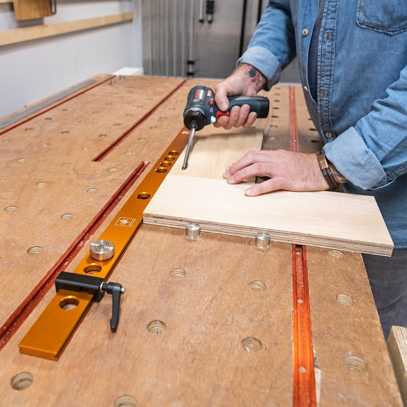 UJK Parf System geleideliniaal 1000 mm met stop