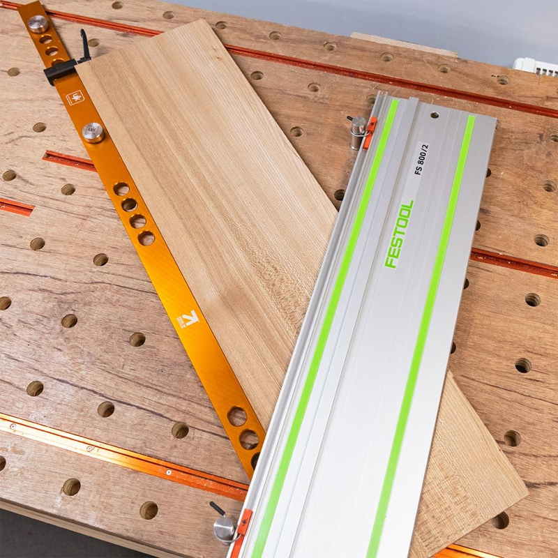 UJK Parf System geleideliniaal 1000 mm met stop