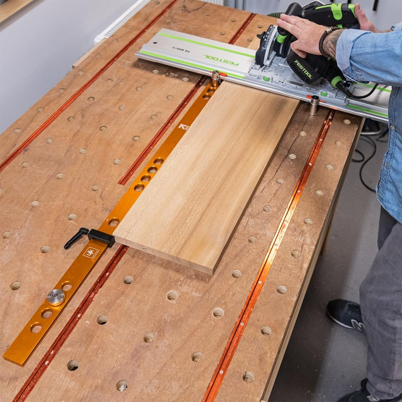 UJK Parf System geleideliniaal 1000 mm met stop