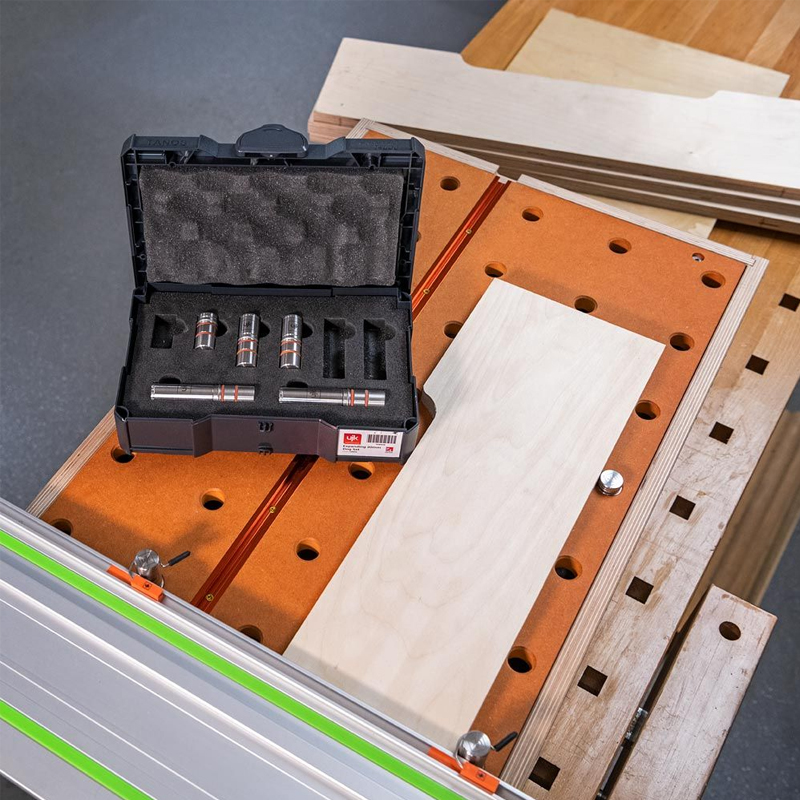 UJK systainer uitzetbare werkbankaanslag 'bench dogs', 8-delig